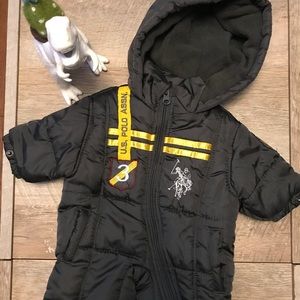 U.S. POLO ASSN. Baby Boy Snowsuit 3-6 Months